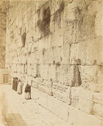 ANTONIO BEATO (1835-1906)/PETER E. BERGHEIM (1813-1895) An album of 27 photographs of Upper Egypt, Nubia, and Palestine, including 21 a